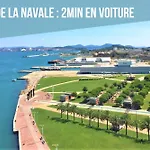 Apartment Le Garibaldi 2 - Speciale Lancement - Ideal Couple En Quete D'un Pied A Terre Confort - Animaux Acceptes - 5min A Pied Du Port - Centre - Commerces - 10min En Voiture - Wifi Hd La Seyne-sur-Mer