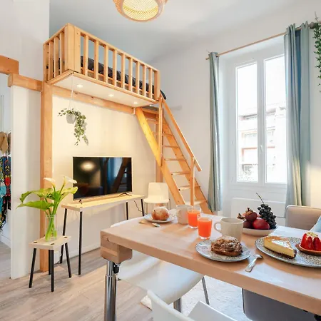 Le Garibaldi 2 - Ideal Couple En Quete D'un Pied A Terre Confort - Animaux Acceptes - 5min A Pied Du Port - Centre - Commerces - 10min En Voiture - Wifi Hd Lägenhet *